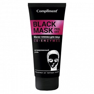 Маска-пленка для лица Compliment Black Mask Co-Enzymes Глубокое очищение 80 ml