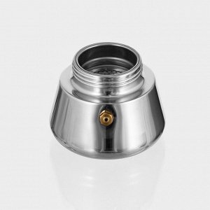 Кофеварка гейзерная Magistro Classic, на 2 чашки, 100 мл, индукция, нержавеющая сталь