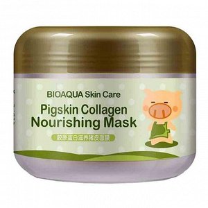Питательная коллагеновая маска Bioaqua Pigskin Collagen Nourishing Mask 100 g (без коробки)