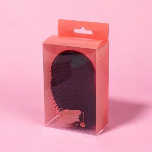 Расчёска массажная, 7.5?12.5(±1) см, PVC коробка, МИКС