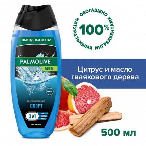 Палмолив Мужской Гель для душа и шампунь 2 в 1 "Спорт" 250 мл