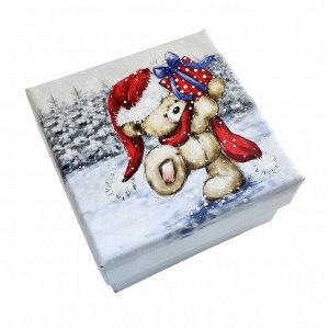 Подарочная коробочка, Мишка с подарками