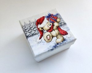 Подарочная коробочка, Мишка с подарками