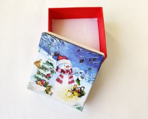 Подарочная коробочка, Снеговик