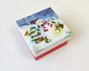 Подарочная коробочка, Снеговик