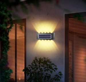 Настенный светильник на солнечной батарее, Solar Wall Light