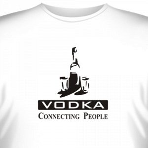 Футболка "Vodka - Connecting People" (1)