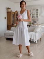 Платье из тонкого футера с открытыми срезами