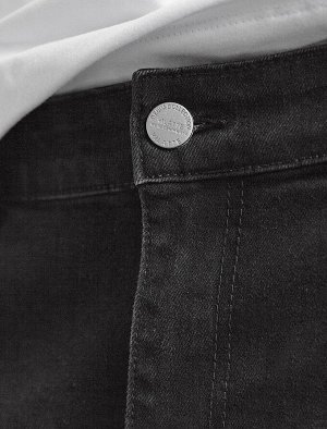 Джинсы slim-fit из эластичного денима