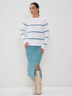 Костюм женский 5242-5067   501/4300851 белый/грозовое небо