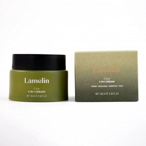 Успокаивающий крем 4 в 1 с экстрактом центеллы азиатской LAMELIN 100мл