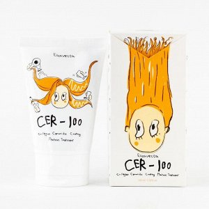 Маска для волос коллаген-керамиды Elizavecca CER-100 collagen ceramide coating protein treatment 100мл