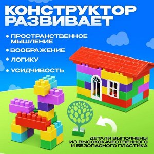 Конструктор пластиковый «Универсальный», 60 деталей