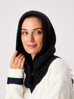 Капюшон женский двойной с магнитной застежкой на флисе с шерстью мериноса цвет выбирайте при оформлении заказа