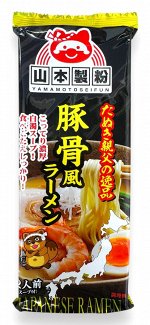 Лапша Yamamoto Seifun Тануки-оядзи густой Тонкацу 220г, 1/20