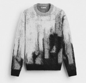 СВИТЕР JACQUARD С ВОРСИСТОЙ ТЕКСТУРОЙ арт. 3920370, серый