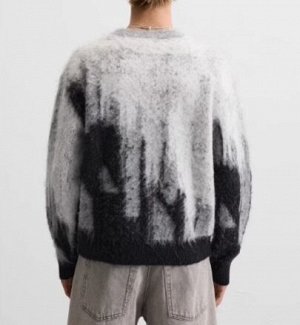 СВИТЕР JACQUARD С ВОРСИСТОЙ ТЕКСТУРОЙ арт. 3920370, серый
