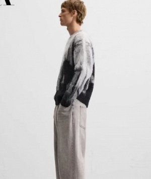 СВИТЕР JACQUARD С ВОРСИСТОЙ ТЕКСТУРОЙ арт. 3920370, серый
