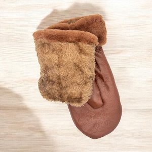 Тёплые Кожаные Варежки SnowGuard