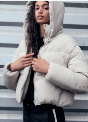 СТЕГАНЫЙ ПУХОВИК WATER REPELLENT арт. 4749747 4341749, экрю