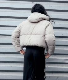 СТЕГАНЫЙ ПУХОВИК WATER REPELLENT арт. 4749747 4341749, экрю
