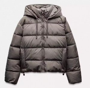 СТЕГАНЫЙ ПУХОВИК WATER REPELLENT арт. 4749747 4341749, серый