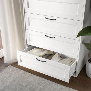 SONGESAND, Комод с 4 выдвижными ящиками, белый, 82х104 см
