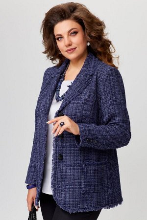 Костюм Костюм FITA 1772 черно-баклажановый 
Состав: Жакет: Вискоза-60%; Спандекс-4%; ПА-36%; Брюки: Вискоза-30%; ПЭ-70%;
Сезон: Осень-Зима
Рост: 170

Женский комплект "Плеяна" состоит из жакета и брю