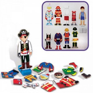 VIGA.  Магнитная игра "Одень мальчика"