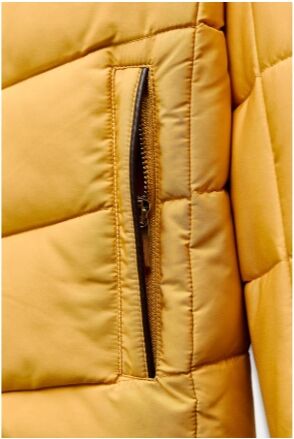 СТЕГАНЫЙ АНОРАК WATER AND WIND PROTECTION ОБЛЕГАЮЩЕГО КРОЯ арт. 8073223, горчичный