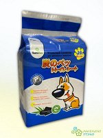 Пеленки угольные для домашних животных &quot;TomiZoo&quot;  гигиенич. впитывающие одноразовые, S (45х60 см), 26 штук в упаковке