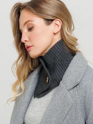 Воротник Вязаный женский снуд-воротник Джори от бренда Сиберика занимает особое место среди осенних и зимних аксессуаров. Мягкий и теплый шарф выполнен из шерстяной пряжи крупной вязкой в рубчик. Коро