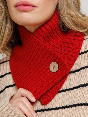 Воротник Вязаный женский снуд-воротник Джори от бренда Сиберика занимает особое место среди осенних и зимних аксессуаров. Мягкий и теплый шарф выполнен из шерстяной пряжи крупной вязкой в рубчик. Коро