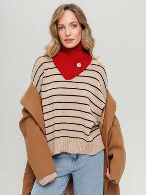 Воротник Вязаный женский снуд-воротник Джори от бренда Сиберика занимает особое место среди осенних и зимних аксессуаров. Мягкий и теплый шарф выполнен из шерстяной пряжи крупной вязкой в рубчик. Коро