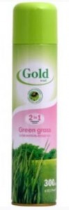 Освежитель воздуха GOLD WIND Green grass (Зеленая трава) 300мл