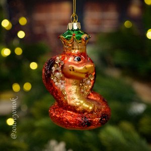 Королевская кобра, стеклянная игрушка