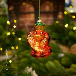 Королевская кобра, стеклянная игрушка