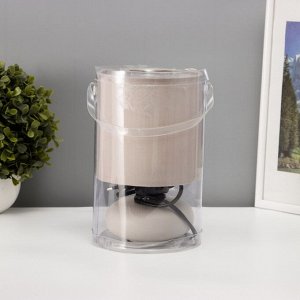Настольная лампа с абажуром RISALUX «Ассенса», Е14, 40 Вт, серый, 13x13x22 см