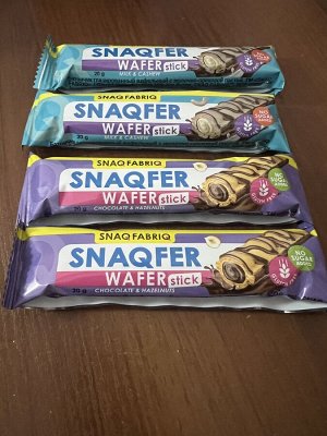 SNAQ FABRIQ Вафли с начинкой Snaq Well, 20 гр