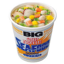 Лапша Nissin "Cup Noodle BIG" большая чашка с морепродуктами, 104гр