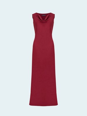 Платье макси из 100% вискозы, PL1600/lea