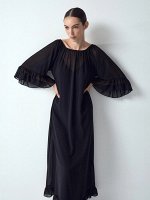 Платье макси из шифона