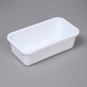Ящик для цветов, 28.5 x 15.5 x 8.5 см, 2,5 л, пластик, белый, Greengo