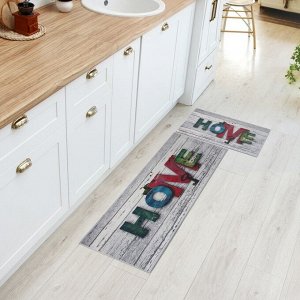 Набор ковриков для кухни Этель Home, 2 шт., 40x60 см, 40x120 см