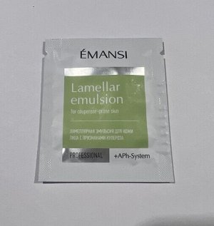 Ламеллярная эмульсия для кожи лица с признаками купероза Emansi+Aph System 3мл