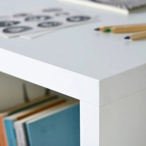 КАЛЛАКС, письменный стол, белый, 111x39 см