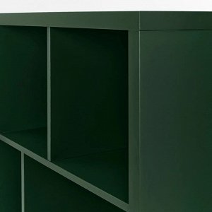 КАЛЛАКС, стеллаж, темно-зеленый, 147x77 см
