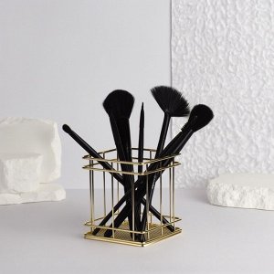 Подставка для хранения «РАФАЭЛЬ», 9x9x10 см, цвет золотистый