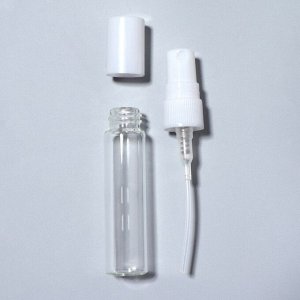 Флакон для парфюма, с распылителем, 5 мл, фасовка – 5 шт., белый