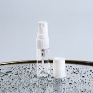 Флакон для парфюма, с распылителем, 3 мл, фасовка – 5 шт., белый